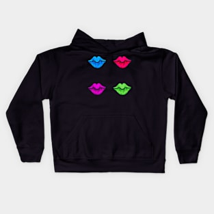 Neon Lips Kids Hoodie